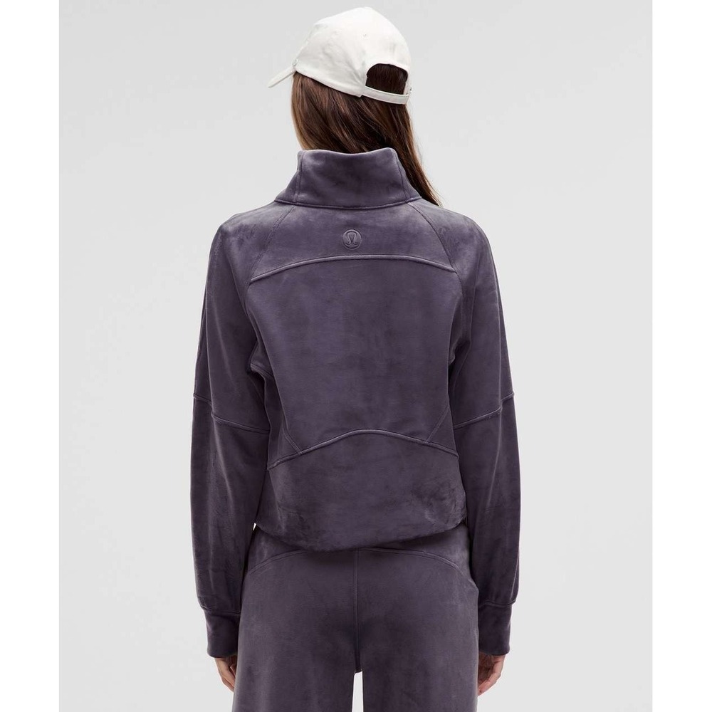 Lululemon Scuba Oversized Funnel-Neck Half Zip *Velvet Nightfall Purple XS/S - Picture 3 of 8